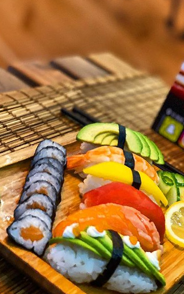 commander sushis à  sakuraa les authieux sur le port st ouen 76520